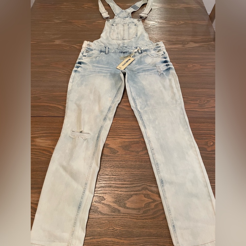 Sand blasted overalls